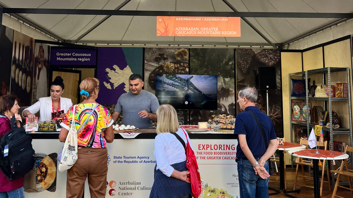 Azərbaycanın qastroturizm imkanları İtaliyada keçirilən festivalda təbliğ edilib}