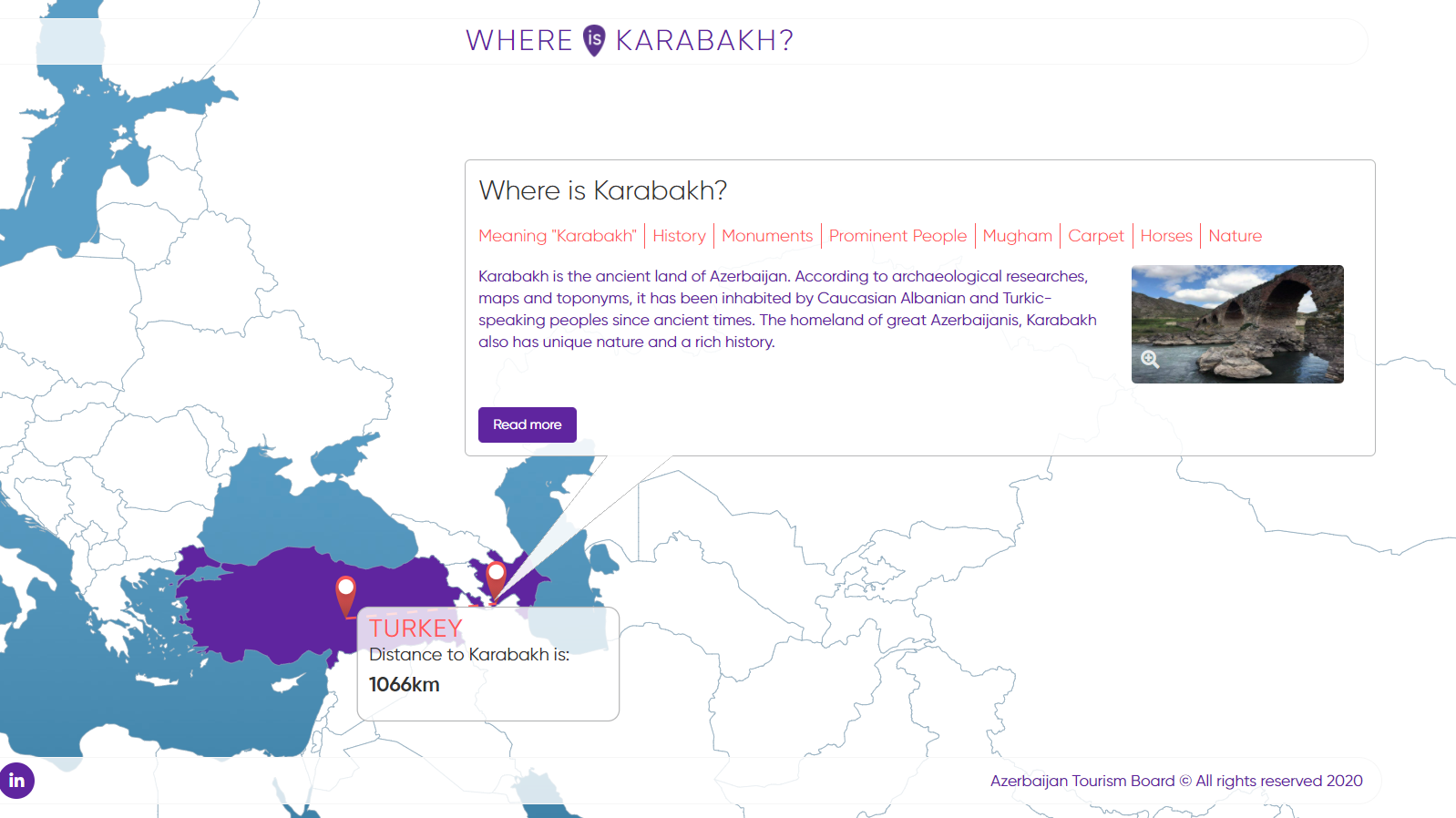 Azərbaycan Turizm Bürosu “Where is Karabakh” platormasını istifadəyə verib